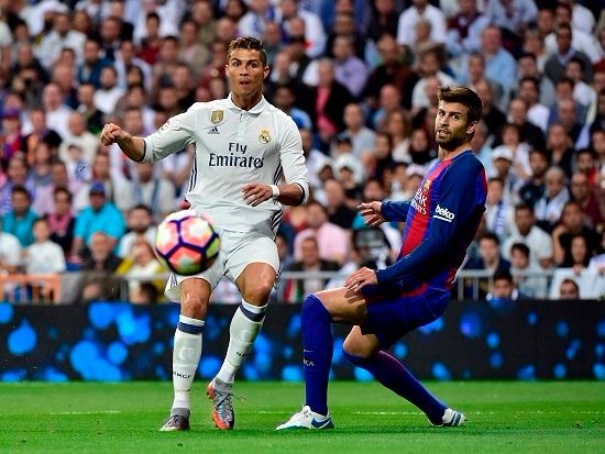 Cristiano Ronaldo y Gerard Piqué un duelo habitual